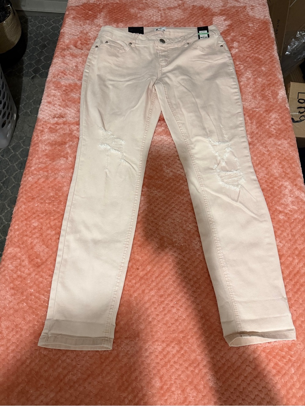 Women's Light Pink Slim Jeans